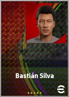 Bastián Silva eFootball 2026 player card, 65 OVR AMF