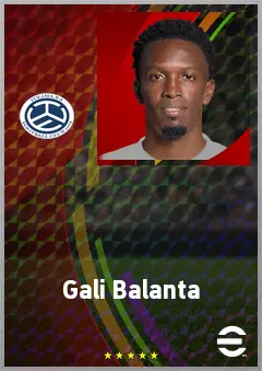 Gali Balanta eFootball 2026 player card, 64 OVR GK