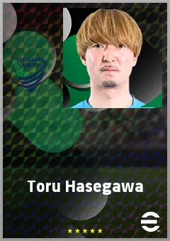 Hasegawa Toru eFootball 2026 player card, 65 OVR GK