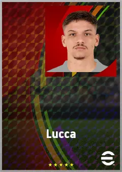 Lucca eFootball 2026 player card, 68 OVR CF