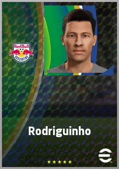 Rodriguinho eFootball 2026 player card, 68 OVR AMF