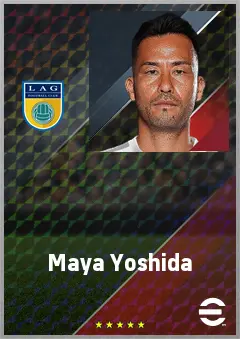 Yoshida Maya eFootball 2026 player card, 74 OVR CB