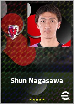 Nagasawa Shun eFootball 2026 player card, 66 OVR CF