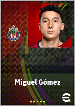 Miguel Gómez eFootball 2026 player card, 68 OVR RB