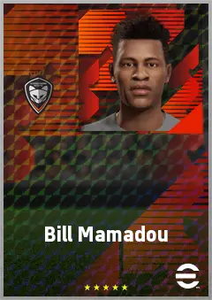 Bill Mamadou eFootball 2026 player card, 67 OVR CB