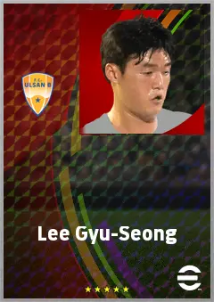 Lee Gyu-Seong eFootball 2026 player card, 67 OVR CMF