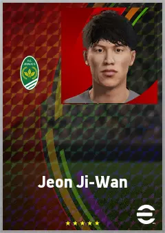 Jeon Ji-Wan eFootball 2026 player card, 61 OVR GK