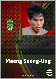 Maeng Seong-Ung eFootball 2026 player card, 67 OVR CMF