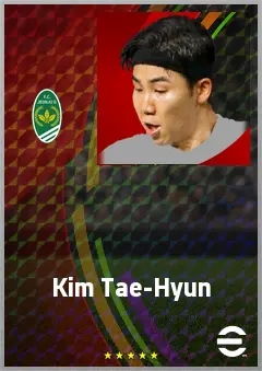 Kim Tae-Hyun eFootball 2026 player card, 69 OVR RB