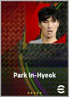 Park In-Hyeok eFootball 2026 player card, 66 OVR CF