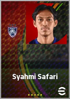 Syahmi Safari eFootball 2026 player card, 67 OVR RB
