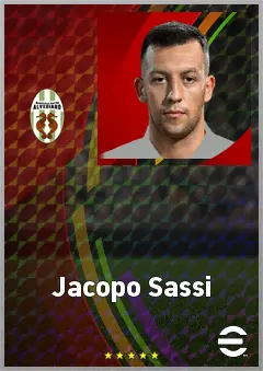 Jacopo Sassi eFootball 2026 player card, 67 OVR GK