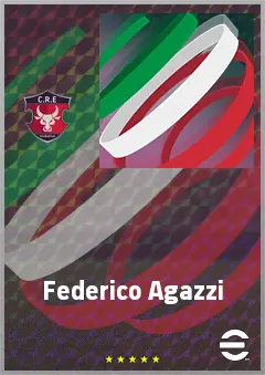 Federico Agazzi eFootball 2026 player card, 64 OVR GK