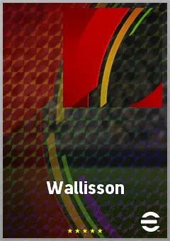 Wallisson eFootball 2026 player card, 70 OVR CMF