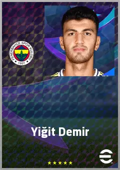 Yiğit Demir eFootball 2026 player card, 67 OVR CB