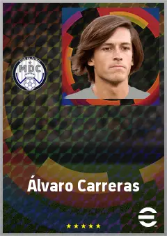 Álvaro Carreras eFootball 2026 player card, 78 OVR LB
