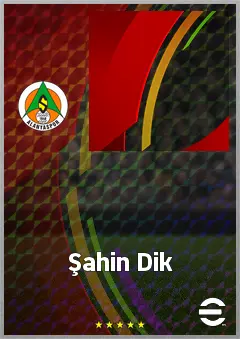 Şahin Dik eFootball 2026 player card, 63 OVR LMF