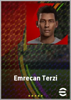 Emrecan Terzi eFootball 2026 player card, 66 OVR LB