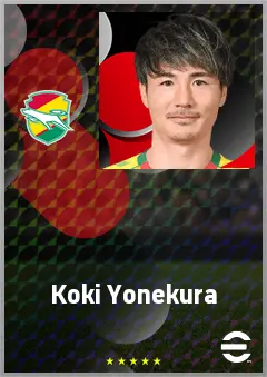 Yonekura Koki eFootball 2026 player card, 66 OVR RMF