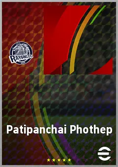 Patipanchai Phothep eFootball 2026 player card, 65 OVR AMF