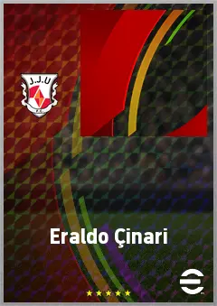 Eraldo Çinari eFootball 2026 player card, 66 OVR RWF