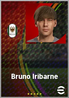 Bruno Iribarne eFootball 2026 player card, 66 OVR GK