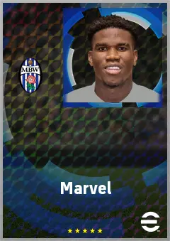 Marvel eFootball 2026 player card, 70 OVR CB