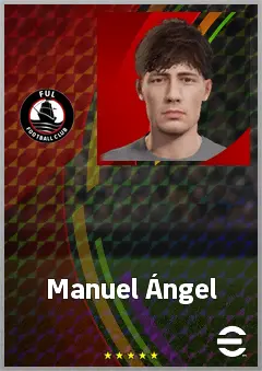 Manuel Ángel eFootball 2026 player card, 65 OVR CMF