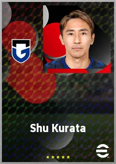 Kurata Shu eFootball 2026 player card, 67 OVR LMF