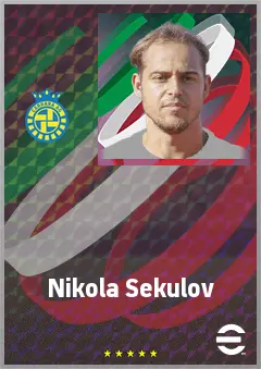 Nikola Sekulov eFootball 2026 player card, 67 OVR SS