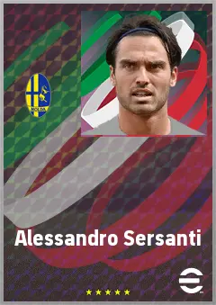 Alessandro Sersanti eFootball 2026 player card, 68 OVR CMF