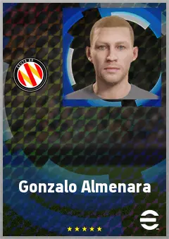 Gonzalo Almenara eFootball 2026 player card, 66 OVR RB