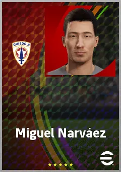 Miguel Narváez eFootball 2026 player card, 66 OVR GK