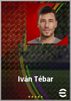 Iván Tébar eFootball 2026 player card, 62 OVR LB