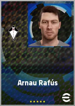 Arnau Rafús eFootball 2026 player card, 66 OVR GK