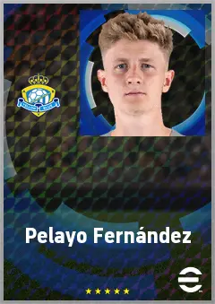 Pelayo Fernández eFootball 2026 player card, 67 OVR CB