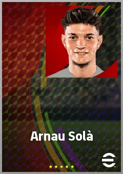 Arnau Solà eFootball 2026 player card, 67 OVR LB