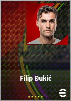 Filip Đukić eFootball 2026 player card, 67 OVR GK