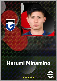 Minamino Harumi eFootball 2026 player card, 67 OVR CF