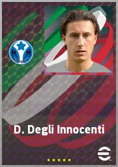 D. Degli Innocenti eFootball 2026 player card, 67 OVR DMF