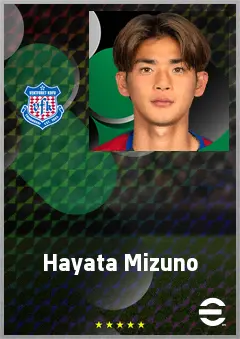 Mizuno Hayata eFootball 2026 player card, 64 OVR LMF