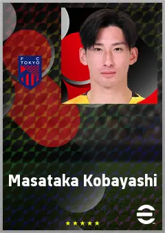 Kobayashi Masataka eFootball 2026 player card, 63 OVR GK