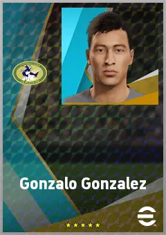 Gonzalo Gonzalez eFootball 2026 player card, 67 OVR CB