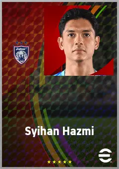 Syihan Hazmi eFootball 2026 player card, 70 OVR GK