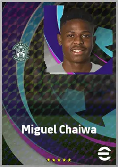 Miguel Chaiwa eFootball 2026 player card, 68 OVR CMF