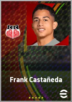 Frank Castañeda eFootball 2026 player card, 72 OVR RWF