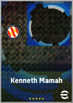 Kenneth Mamah eFootball 2026 player card, 67 OVR CF