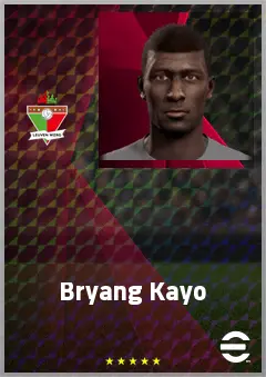 Bryang Kayo eFootball 2026 player card, 65 OVR CMF