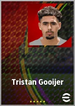 Tristan Gooijer eFootball 2026 player card, 68 OVR RB