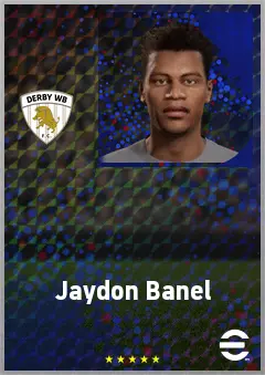 Jaydon Banel eFootball 2026 player card, 67 OVR LWF